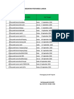 Jadwal Agustus 20