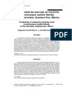 Productividad Del Aserrado - Tiempos y Coef. de Aserrio PDF