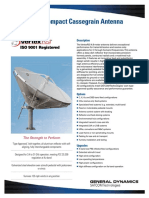 Model 4.8m Compact Cassegrain Antenna: Satcom Antennas