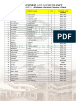 School of Business and Accountancy: BSBA1 Block 1 MAN LIT 111 - Philippine Literature (Tuesday 8-11am)