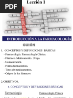 Leccion1.introduccion Farmacologia