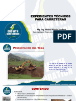 Presentación PPT - Expedientes Técnicos para Carreteras