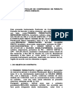 Contrato Particular de Compromisso de Permuta de Imóveis e Outras Avenças-Ebrton