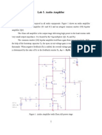 Lab 5. Audio Amplifier: Output