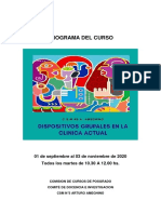 Programa Dispositivos Grupales en La Clinica Actual 2020 PDF