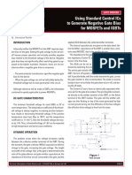 Using Standard Control Ics To Generate Negative Gate Bias For Mosfets and Igbts