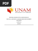 Industrial Pharmaceutical Biotechnology Practical Assignment 1: Enzyme Linked Immunosorbent Assay (Elisa) Mateus S.E 201705714