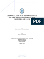 Desarrollo de Plan Estratégico de Recursos Humanos Servicios de Ingenieria Sign S