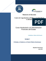 El Estado, El Gobierno y El Sector Público Dominicano