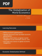 The Globalization of World Economics