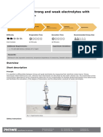 Conductivity of Strong and Weak Electrolytes With Cobra4: (Item No.: P3060660)