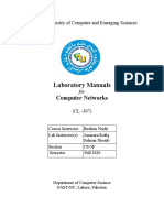 Laboratory Manuals: Computer Networks