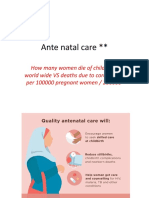 Ante Natal Care