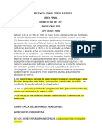 Competencia Consultorio Jurídico Área Penal