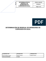 Determinacion de Residual de Inhibidores de Corrosion (Copia No Controlada)