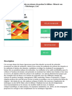 Méthodologie de La Recherche en Sciences de Gestion 2e Édition: Réussir Son Mémoire Ou Sa Thèse PDF - Télécharger, Lire