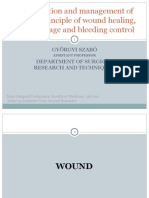 Classification and Management of Wound, Principle of Wound Healing, Haemorrhage and Bleeding Control