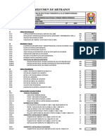 Planilla de Metrados Miraflores