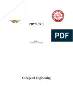 College of Engineering: Physics Ii