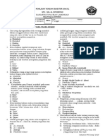 Soal PTS - Aswj MTs - KLS, 8 A-B.