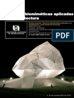 Técnicas Biomiméticas Aplicadas A La Arquitectura PDF