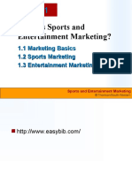 What Is Sports and Entertainment Marketing?