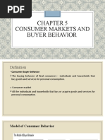 Chapter 5 Consumer Market and Buyer Behavior