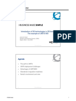 Introduction of 3G Technologies in 2G Bands The Example of UMTS 900