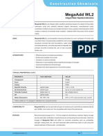 Megaadd Wl2: Integral Water Repellent Admixture