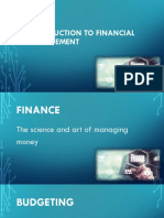 Introduction To Financial Management