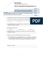 Guía de Matemáticas para Trabajo Domiciliario