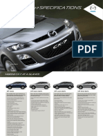 Mazda CX-7 ERII Brochure 201001