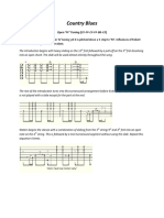 Country Blues: Open F#' Tuning (C#-F#-C#-F#-BB-C#)