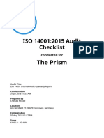 ISO 14001 Sample Report