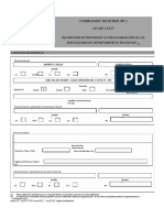 Formulario Registral N 2