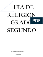 Guia de Religion Grado Segundo Primera Unidad