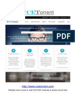 Torrent: Reliable Exam Torrent & Valid VCE PDF Materials & Dumps Torrent Files