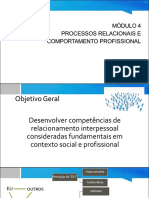 Processos Relacionais e Comportamento Profissional