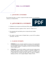 3 - Tema Iii - La Conversión PDF