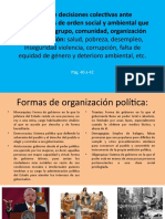 Toma de Decisiones Colectivas Ante Problemáticas de Orden Social y Ambiental