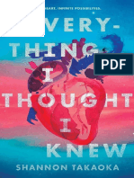 Everything I Thought I Knew by Shannon Takaoka Chapter Sampler