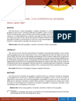 CALLAI-Geografia Escolar. Conteúdos PDF