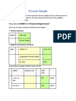 Present Simple: How Do We MAKE The Present Simple Tense?