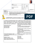 Diagnostico Unidad 2 Ciencias 6° AÑOS