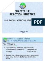 11.3 Factors Affecting Reaction Rate