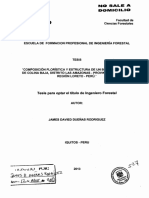 Composición Florística y Estructura de Un Bosque Primario de Colina Baja, Distrito Las Amazonas - Provincia de Maynas Región Loreto - Perú PDF