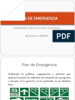 PLAN DE EMERGENCIA Utn