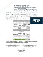 Informe Tecnico Cambio de Partidas