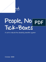 People Not Tick Boxes October2020