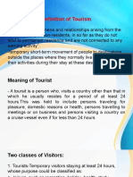 The Meaning and Importance of Tourism